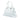 White Fendi Leather FF Tote