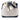 White Louis Vuitton Epi Bicolor Petit Noe Bucket Bag