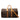 Brown Louis Vuitton Monogram Keepall Bandouliere 55 Travel Bag