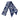 Blue Hermès Chevaux En Liberte Silk Twilly Scarf Scarves - Designer Revival
