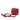 Red Gucci Mini GG Marmont Matelasse Calfskin Round Backpack