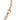 Gold Chanel CC Gold Plated Letters Pendant Necklace