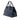 Blue Prada City Calf Trimmed Saffiano Greche Paradigme Bag Satchel