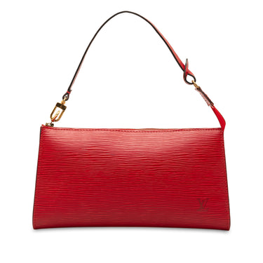 Red Louis Vuitton Epi Pochette Accessoires Shoulder Bag - Designer Revival