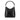 Black Gucci Bamboo Leather Shoulder Bag