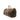 Brown Louis Vuitton Monogram Keepall 55 Travel Bag