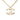 Gold Chanel CC Gold Plated Pendant Necklace