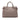 Brown Burberry Medium Leather and House Check Banner Satchel