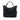 Black Gucci Medium Guccissima Bree Fold Over Tote Satchel