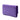 Purple Chanel CC Quilted Patent Wallet On Chain Shoulder Bag