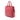 Red Prada Vitello Daino Open Convertible Tote Satchel