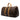 Brown Louis Vuitton Monogram Keepall 60 Travel Bag