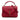 Red Saint Laurent Medium Quilted Chevron Sheepskin College Satchel