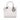 White Dior Medium Lambskin Cannage Lady Dior Satchel