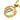 Gold Chanel Gold Plated CC Round Mirror Pendant Necklace - Designer Revival