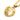 Gold Chanel Gold Plated CC Round Mirror Pendant Necklace - Designer Revival