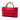 Red Gucci Medium Bicolor Calfskin Bamboo Shopper Satchel