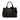 Black Prada Small Denim Canapa Logo Satchel