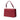 Red Prada Saffiano Double Turn Lock Top Handle Bag Satchel