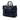 Blue Prada Vitello Daino Trimmed Tessuto Satchel