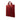 Red Hermès Canvas Fourre Tout Cabas Tote Bag