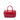 Red Saint Laurent Baby Leather Classic Duffle Satchel