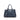 Blue Prada Vitello Daino Open Convertible Tote Satchel - Designer Revival