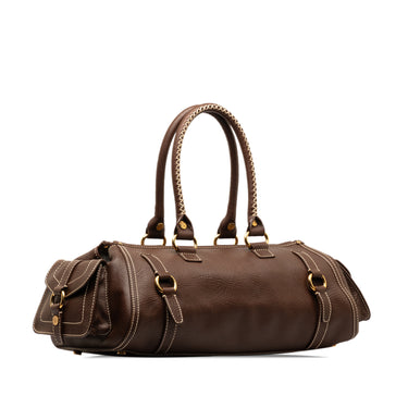 Brown Celine Leather Handbag