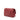 Red Chanel Medium Classic Chevron Lambskin Double Flap Shoulder Bag