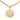 Gold Chanel CC Gold Plated Centaur Medallion Pendant Necklace