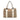 Beige Gucci Medium GG Canvas Bamboo Libeccio Tote