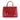 Red Fendi Leather Petite 2Jours Satchel