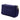Blue Fendi Zucca Embossed Technical Fabric Chain Midi Baguette Shoulder Bag