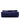 Blue Fendi Zucca Embossed Technical Fabric Chain Midi Baguette Shoulder Bag