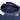 Blue Fendi Zucca Embossed Technical Fabric Chain Midi Baguette Shoulder Bag