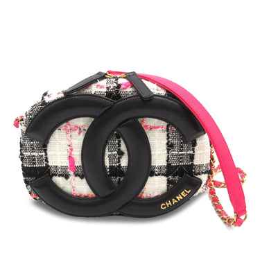 Multicolor Chanel CC Tweed Camera Bag