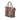 Brown Gucci GG Lurex Heart Bit Satchel