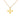 Gold Chanel Gold Plated CC Crystal Clover Pendant Necklace