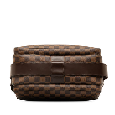 Brown Louis Vuitton Damier Ebene Naviglio Crossbody Bag - Designer Revival