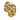Gold Chanel CC Gold Plated and Strass Round Clip On Earrings