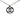 Black Chanel CC Ruthenium Plated Strass Pendant Necklace