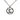 Black Chanel CC Ruthenium Plated Strass Pendant Necklace