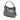 Gray Burberry Metallic Leather Fairby Hobo