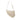 White Dior Goatskin Saddle Rodeo Pouch Shoulder Bag