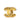 Gold Chanel Gold Plated CC Quilted Brooch