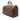 Brown Louis Vuitton Damier Ebene Keepall 50 Travel Bag
