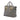 Gray Prada Soft Calfskin Open Convertible Shopping Tote Satchel