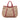 Brown Prada Canvas Canapa Logo Bow Satchel
