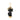 Black Prada Saffiano Robot Beaver Bag Charm and Key Chain