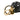 Black Prada Saffiano Robot Beaver Bag Charm and Key Chain